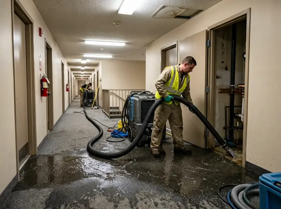 multi-unit-apartment-hallway-f-005 — frequently asked questions, Emergency Burst Pipe Water Extraction & Removal in Twain Ha…